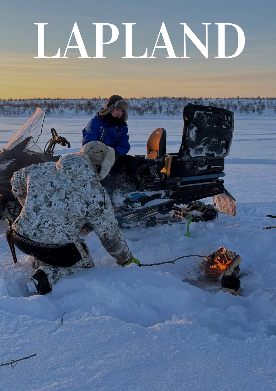 LAKE INARI ICE FISHING CAMP